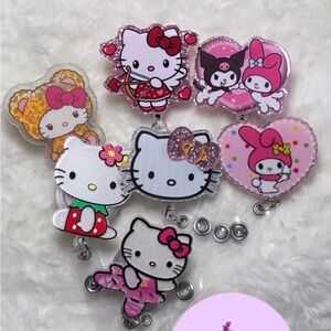 Cartoon character badge reels